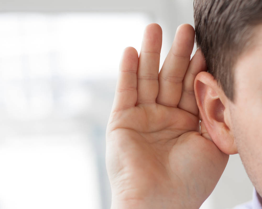 Listen with ear