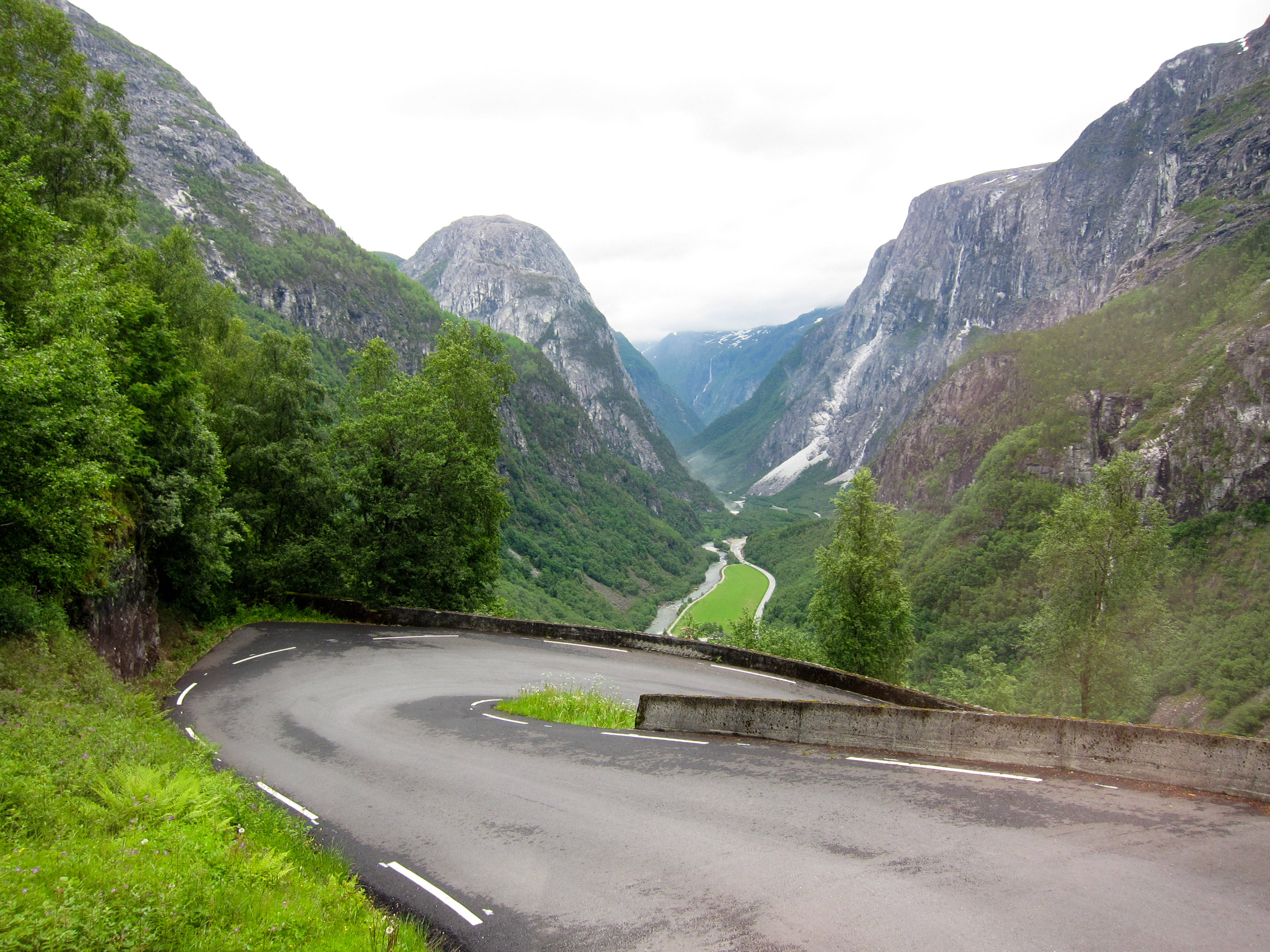 Steep road