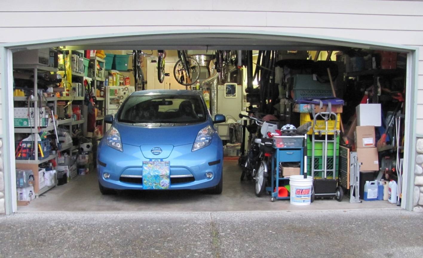 Car in garage