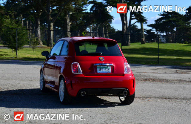 Red Fiat 500 Abarth