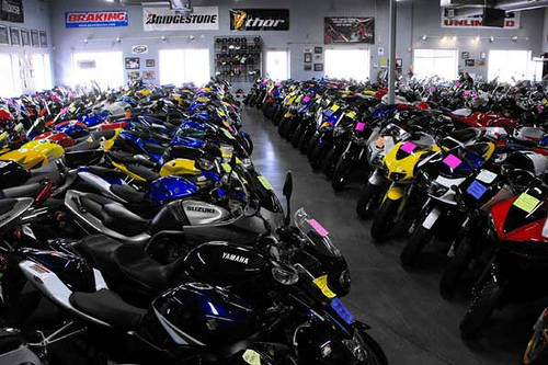 motorcycles in one of Carmudi's dealers