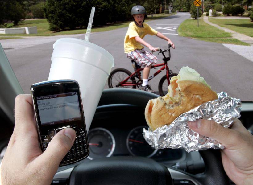 Texting while driving 