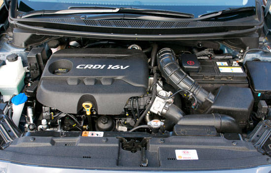 CRDi engine found in Kia vehicles