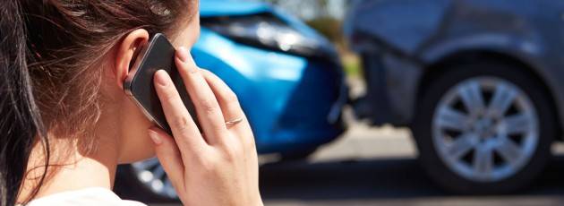 Make a call after car crash