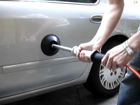 Fix car dent with plunger