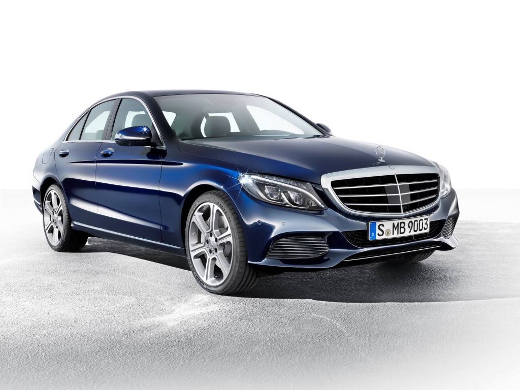 Blue Mercedes -Benz