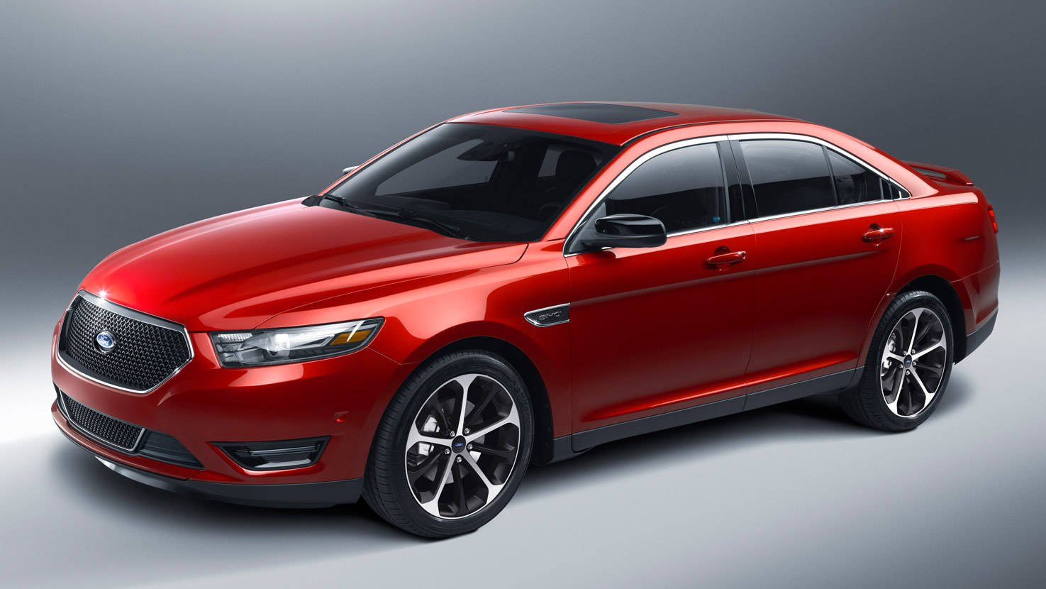 Red Ford Taurus