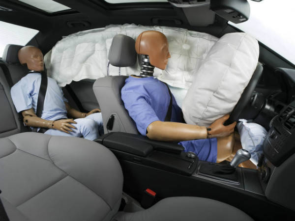 Airbag crash test