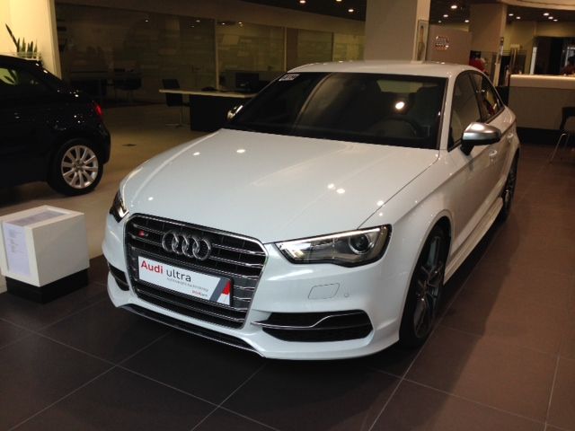 White Audi S3