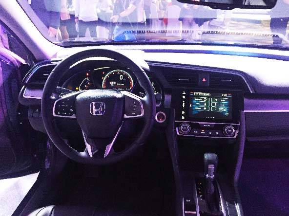 New Honda Civic interior