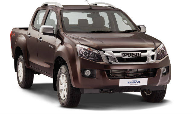 Brown Isuzu D-Max