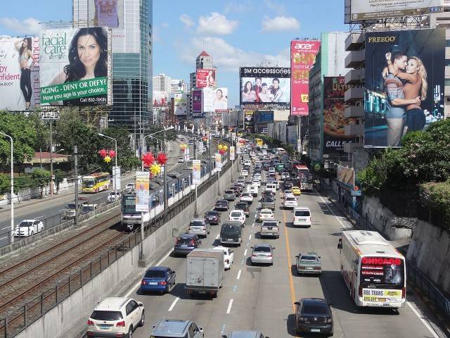 EDSA highway, traffic