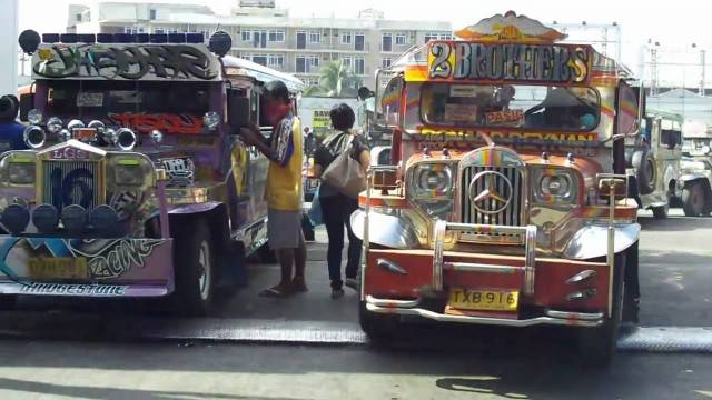 Jeepneys waiting for passengers