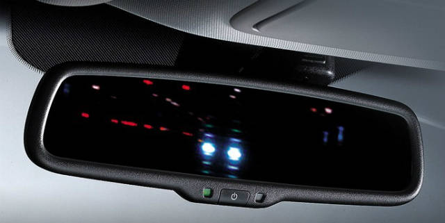 motorized rearview mirror