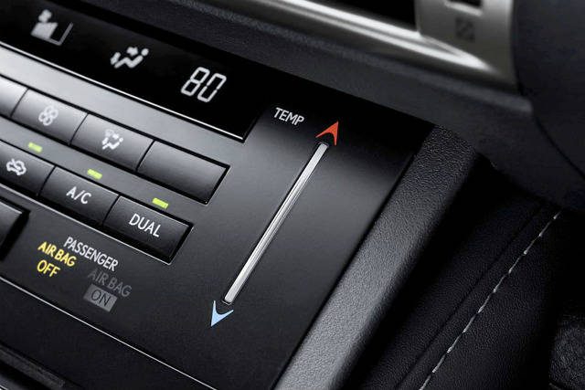 touch-sensitive climate control