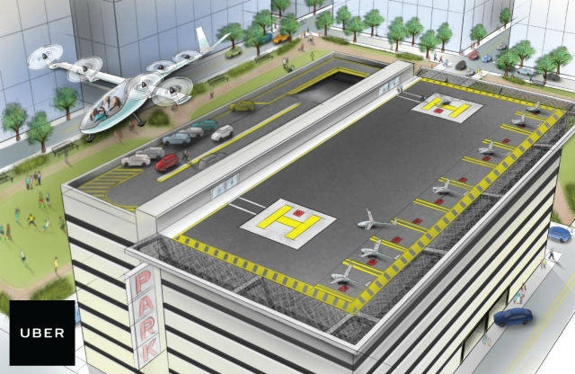 Uber's flying car images