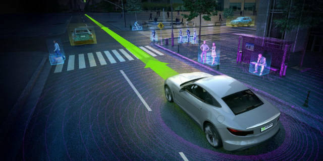 Artificial intelligence in cars navigating streets