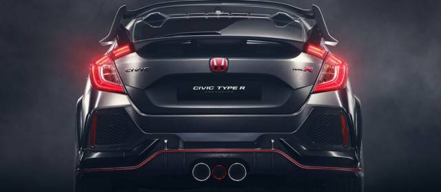 Honda Civic Type R 2018 back