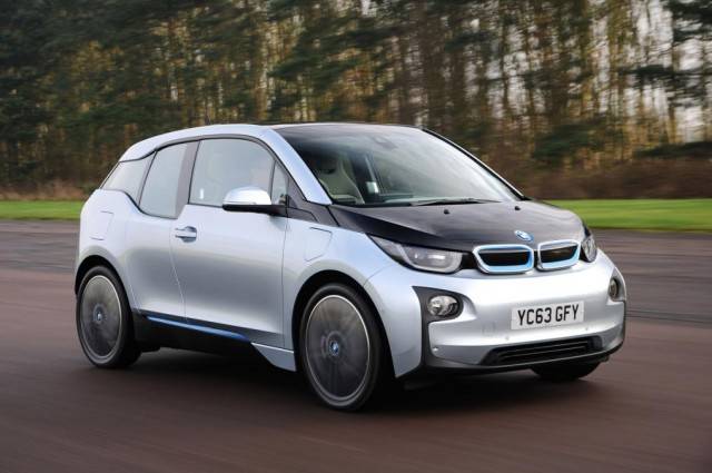 Silver BMW i3