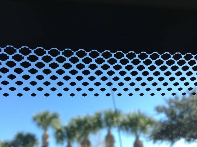 Frits on the windshield