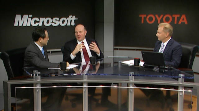 Microsoft Toyota connected cars