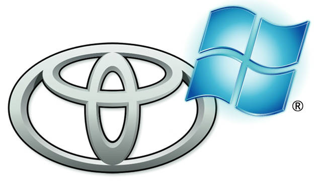 Microsoft Toyota connected cars