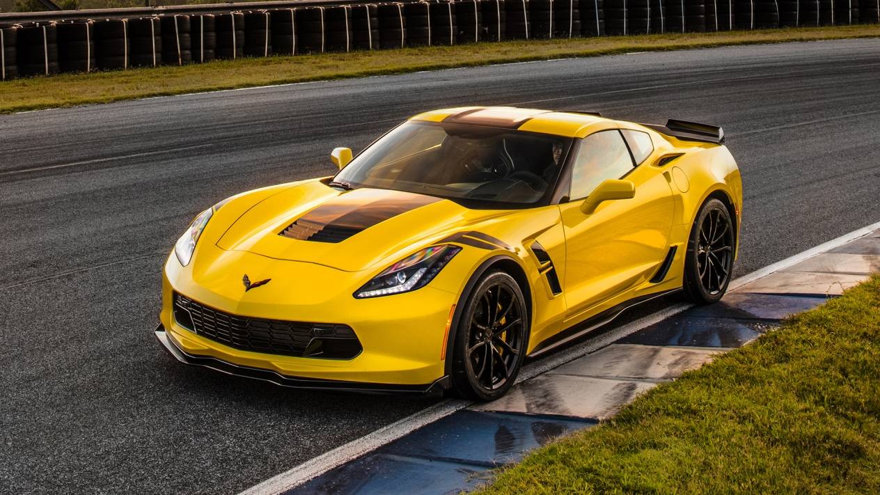 Yellow Chevy Corvette Grand Sport