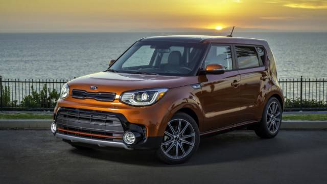 Orange Kia Soul