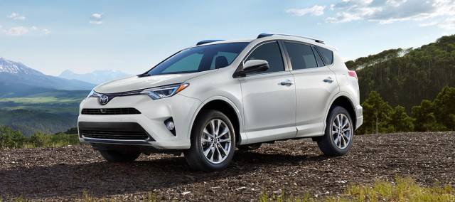 Toyota RAV 4, white