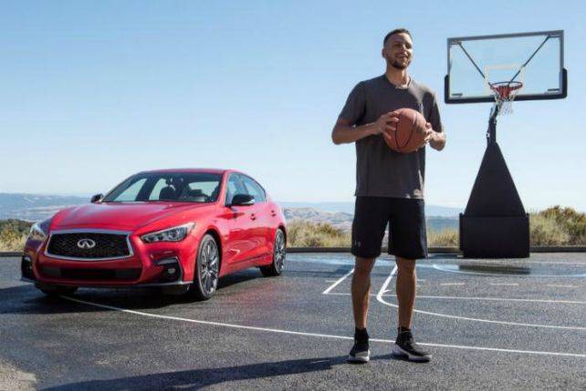 Stephen Curry and Infiniti