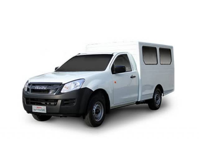 White Isuzu Flexiqube