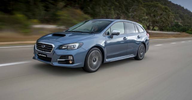 Blue Subaru Levorg