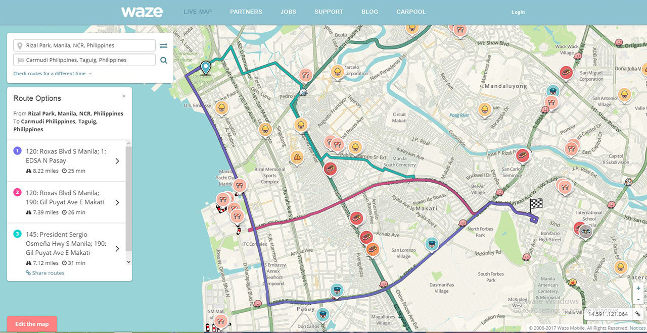 Waze: Philippines is Worst Place for Drivers, According to its Driver ...