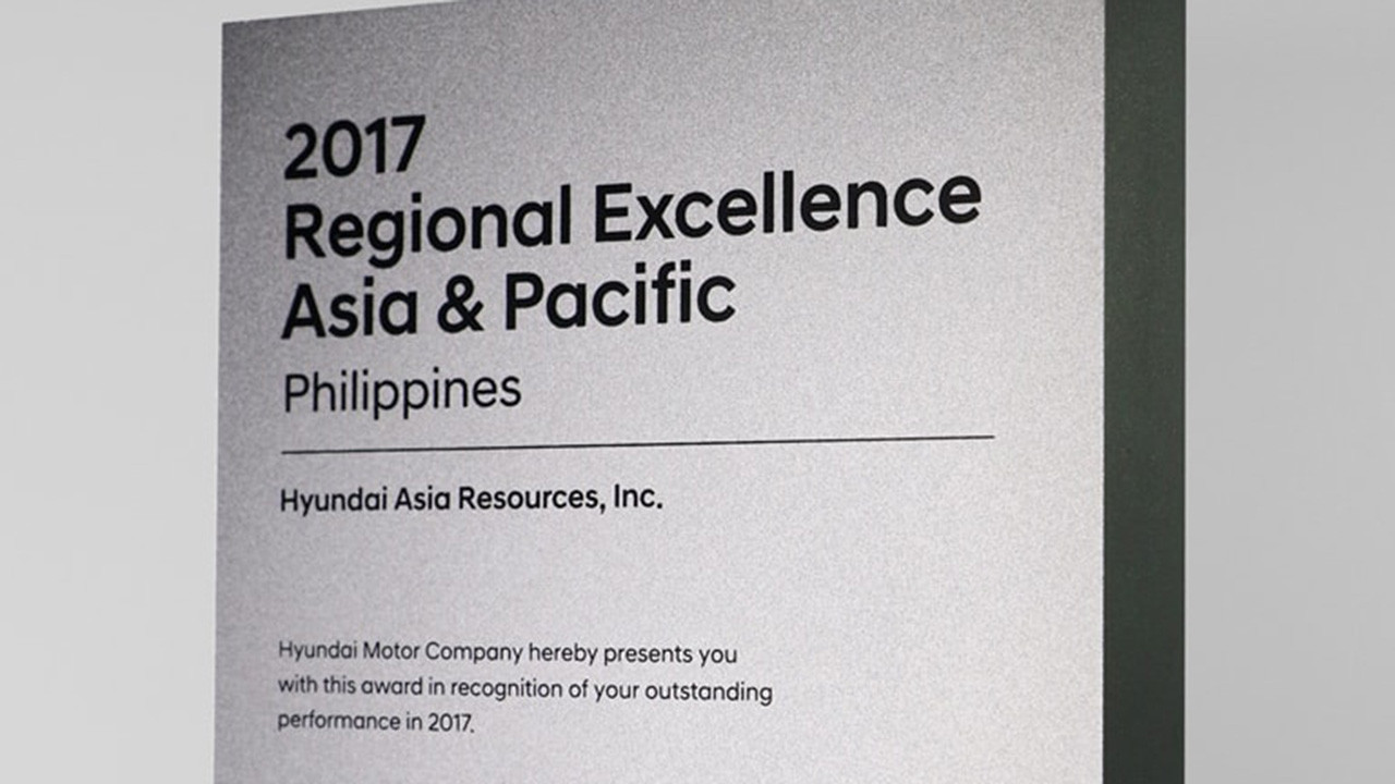 Hyundai PH Scores Grand Slam in Sales, Service Excellence in Asia-Pacific Hyundai PH Scores Grand Slam in Sales, Service Excellence in Asia-Pacific