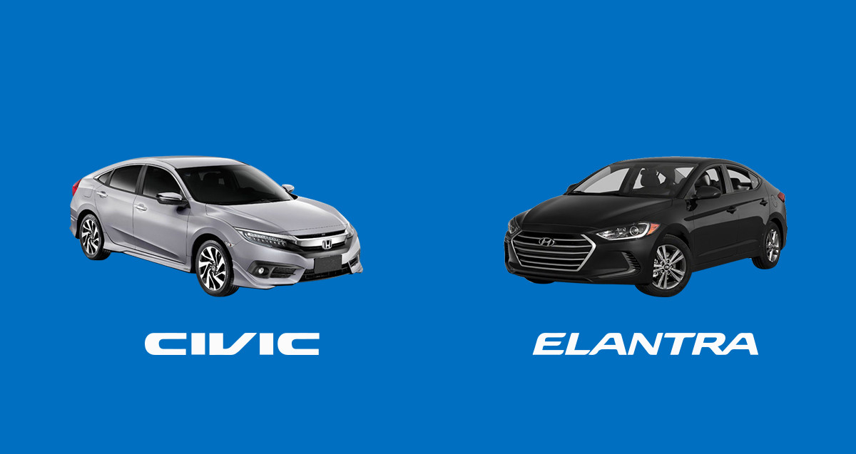 CAR COMPARISON: Hyundai Elantra 2.0 GLS vs. Honda Civic 1.8 E CAR COMPARISON: Hyundai Elantra 2.0 GLS vs. Honda Civic 1.8 E