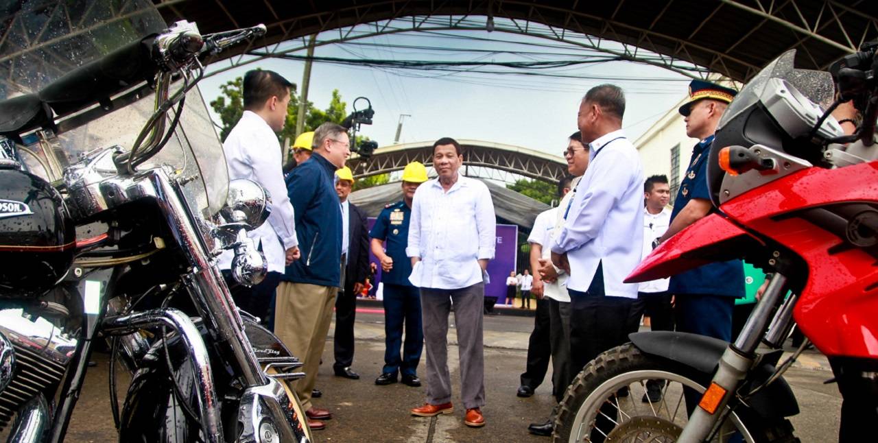 Bureau of Customs Destroys Over a Hundred Illegally Imported Motorcycles