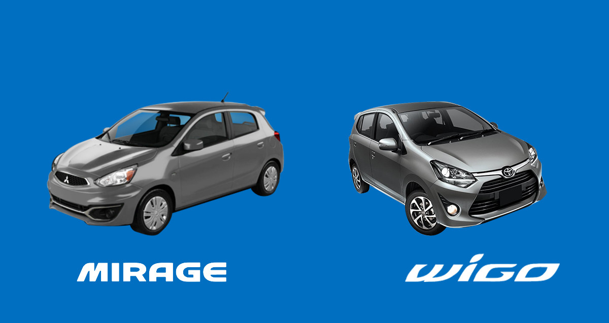 CAR COMPARISON: Mitsubishi Mirage 1.2 GLS CVT vs. Toyota Wigo 1.0 G AT CAR COMPARISON: Mitsubishi Mirage 1.2 GLS CVT vs. Toyota Wigo 1.0 G AT