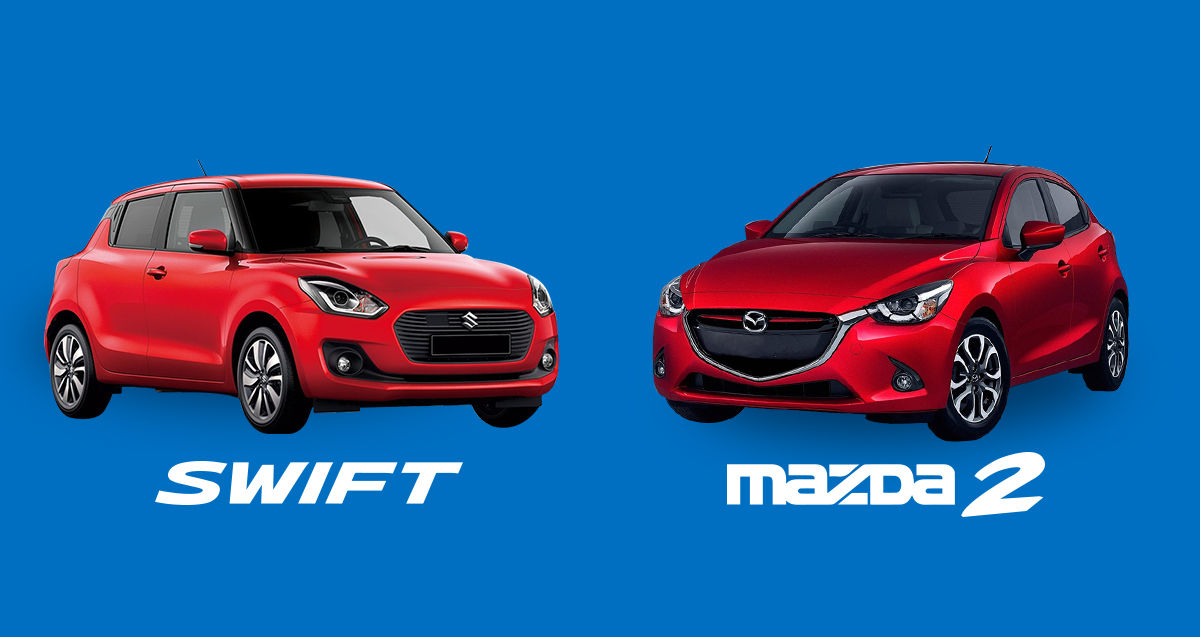  COMPARACIÓN DE AUTOS: Suzuki Swift 1.2 GLX vs. Mazda2 1.5 SkyActiv V
