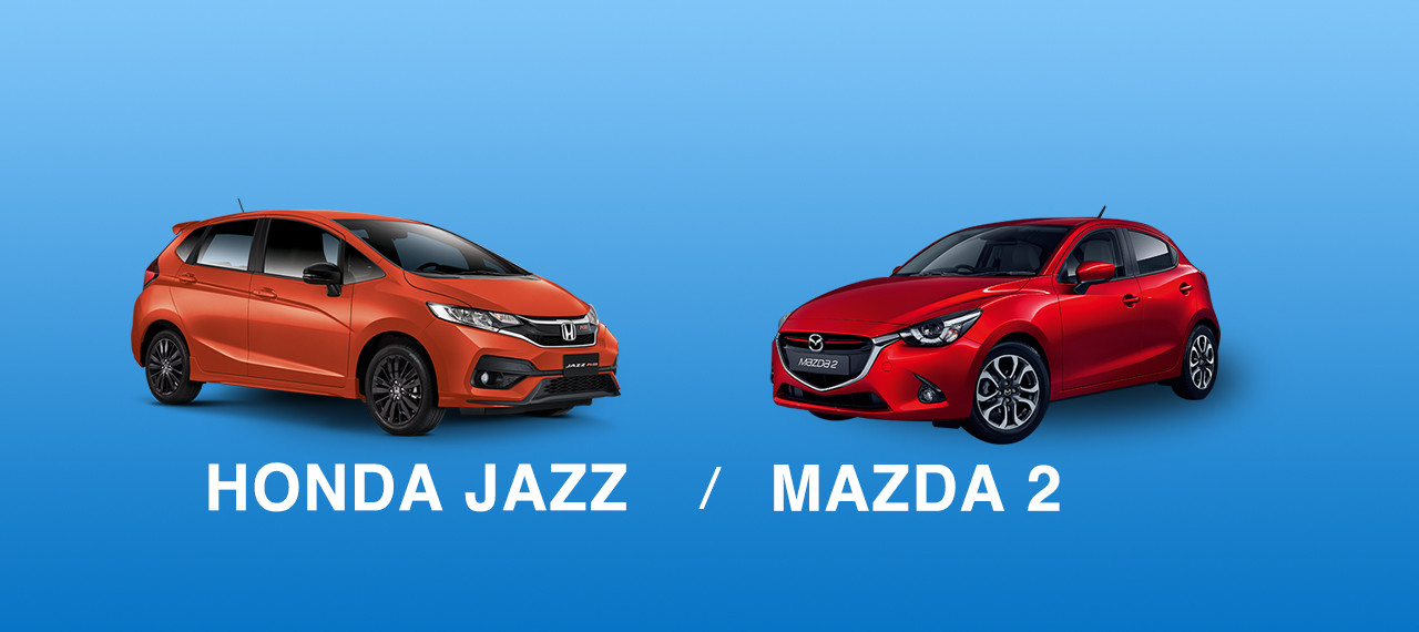 CAR COMPARISON: 2018 Honda Jazz vs. 2018 Mazda2 Hatchback CAR COMPARISON: 2018 Honda Jazz vs. 2018 Mazda2 Hatchback