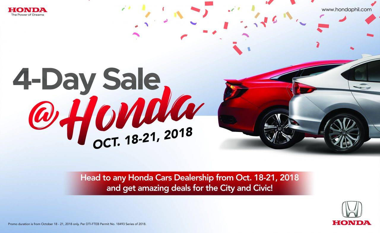 Save Up To P35k On Honda Civic Honda City In Honda Ph S 4 Day Sale