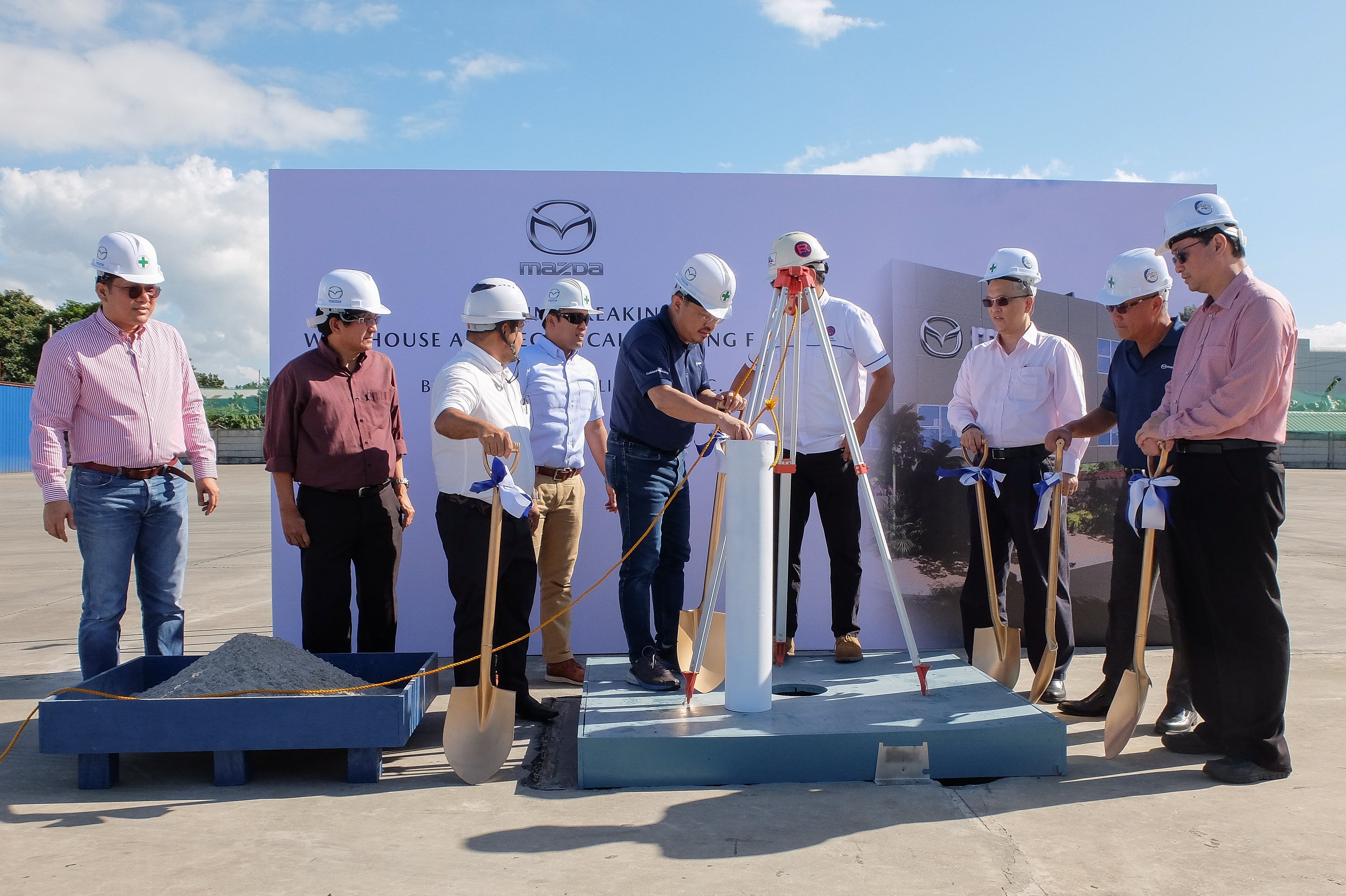 Mazda PH Breaks Ground for '100% Green' Warehouse, Training Facility Mazda Philippines