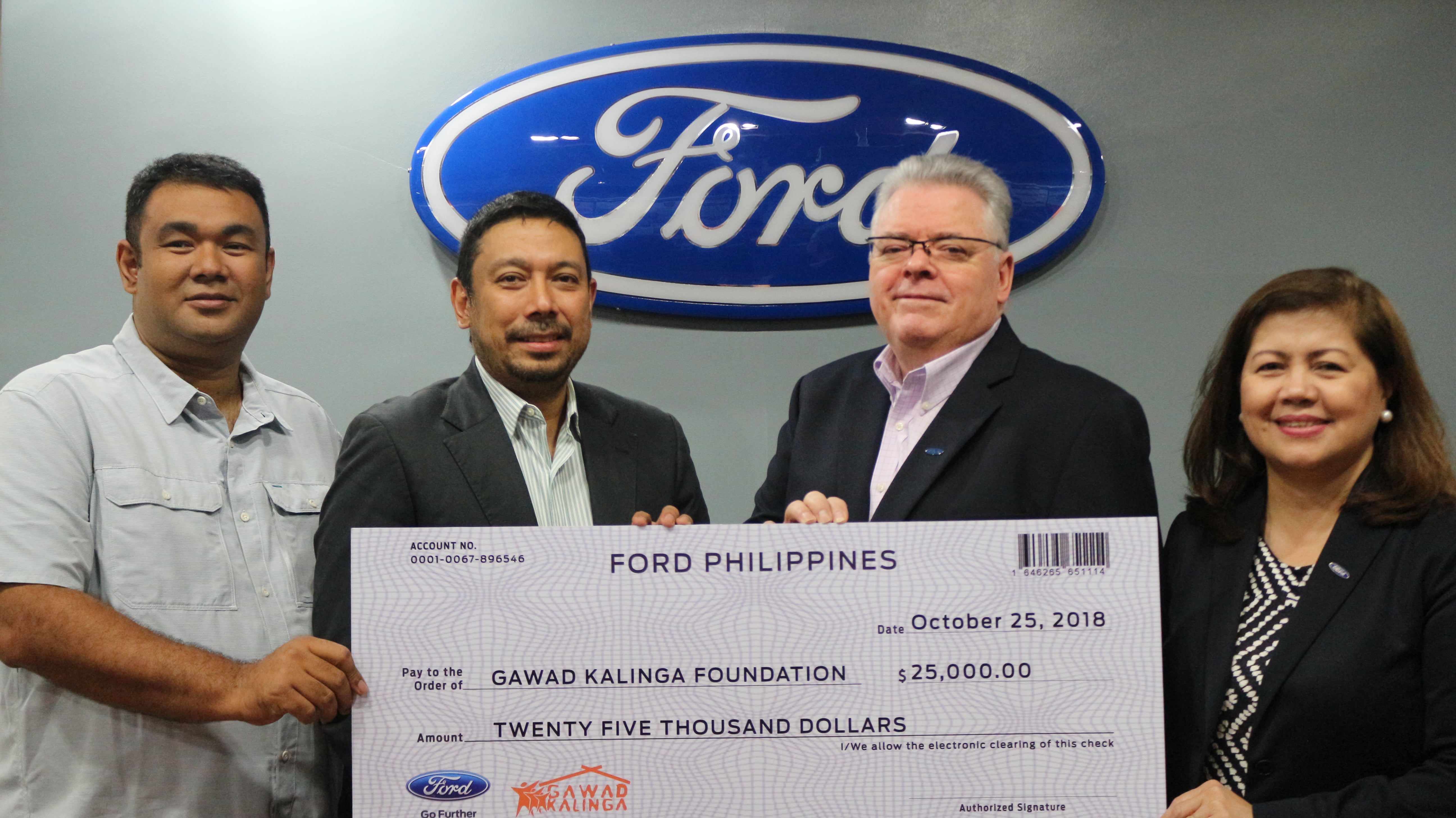 Ford PH Lends Support to Typhoon Ompong-Affected Farmers Ford PH Gawad Kalinga