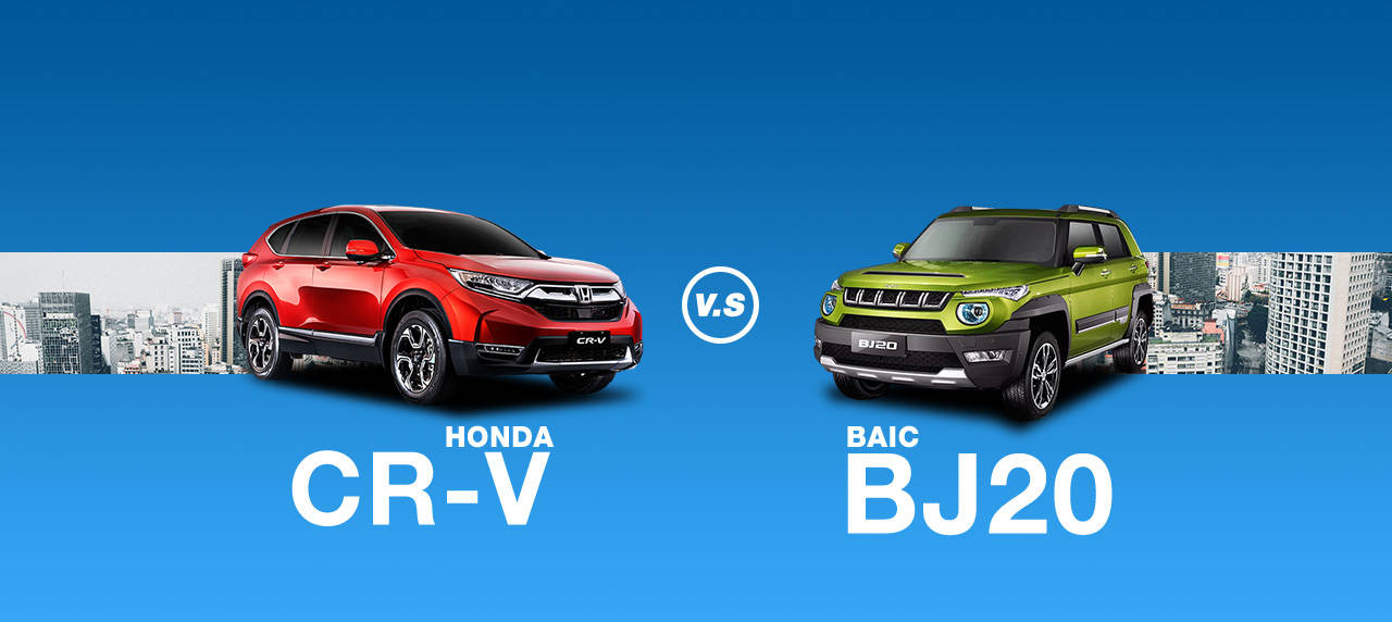 CAR COMPARISON: 2019 Honda CR-V SX Diesel 9AT AWD vs. 2019 Baic BJ20 1.5T CVT Luxury