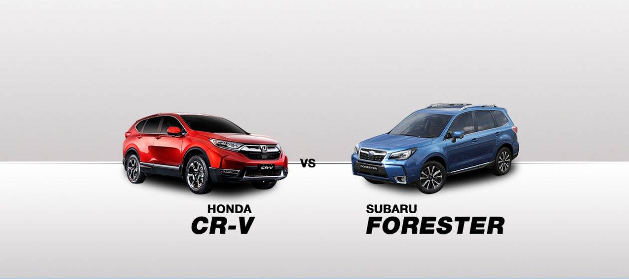 CAR COMPARISON: 2019 Honda CR-V vs 2019 Subaru Forester