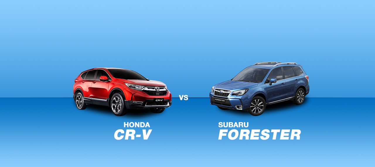 CAR COMPARISON: 2019 Honda CR-V vs 2019 Subaru Forester