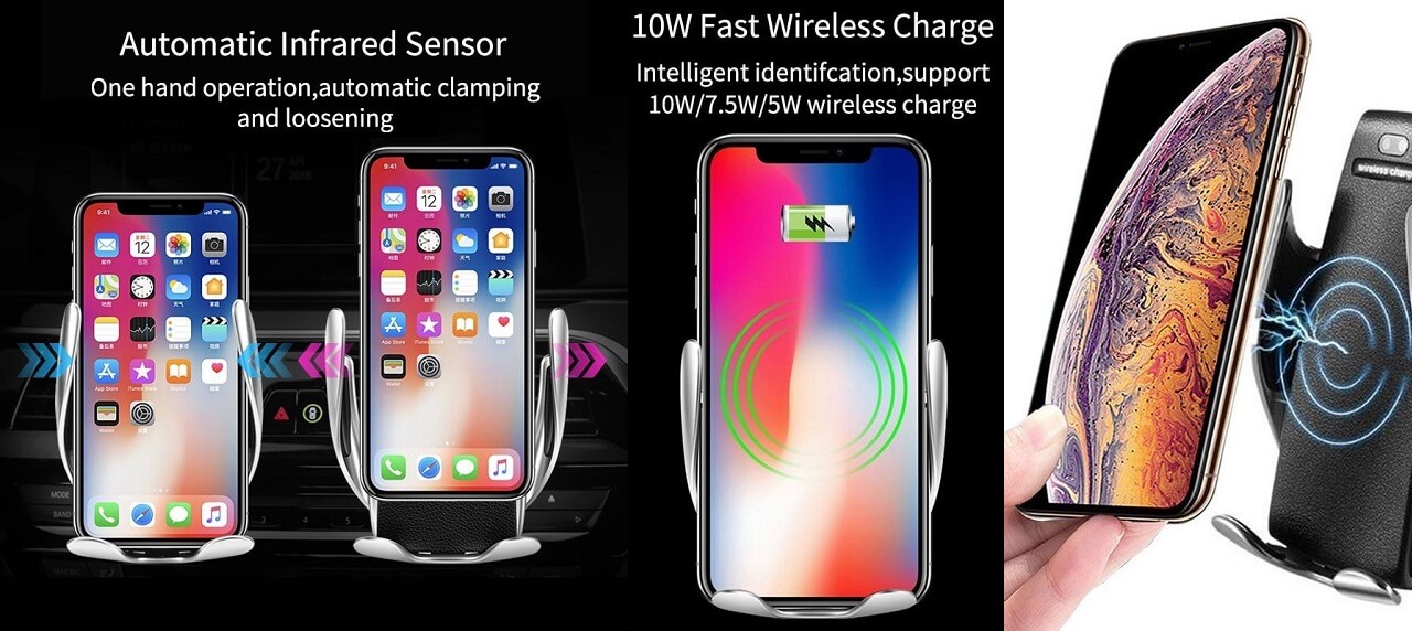 AFTERMARKET: Wireless Phone Charger with Smart Sensor AFTERMARKET: Wireless Phone Charger with Smart Sensor