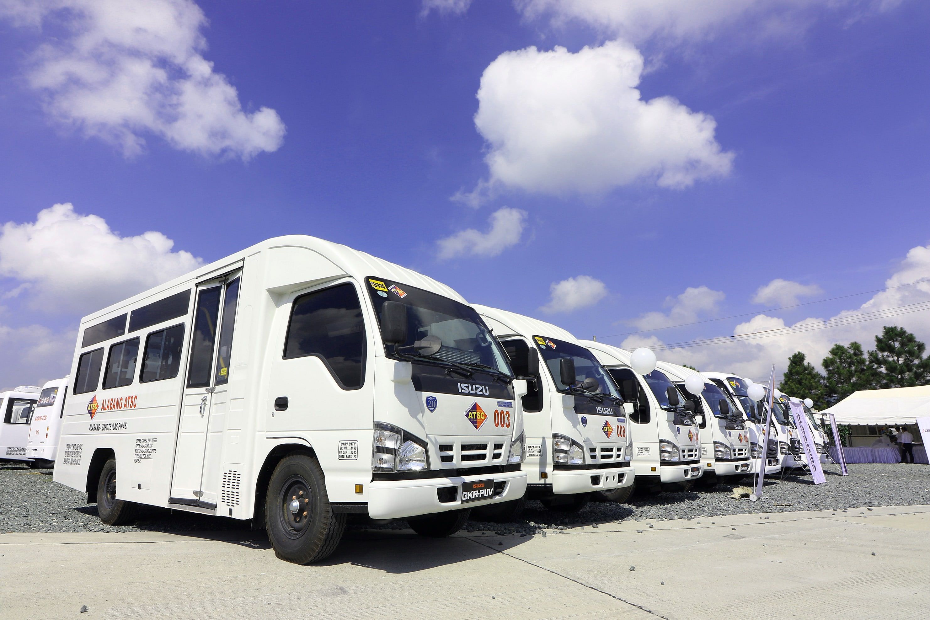 Isuzu PH Turns Over 24 Units of Class 2 Modern PUVs to Alabang