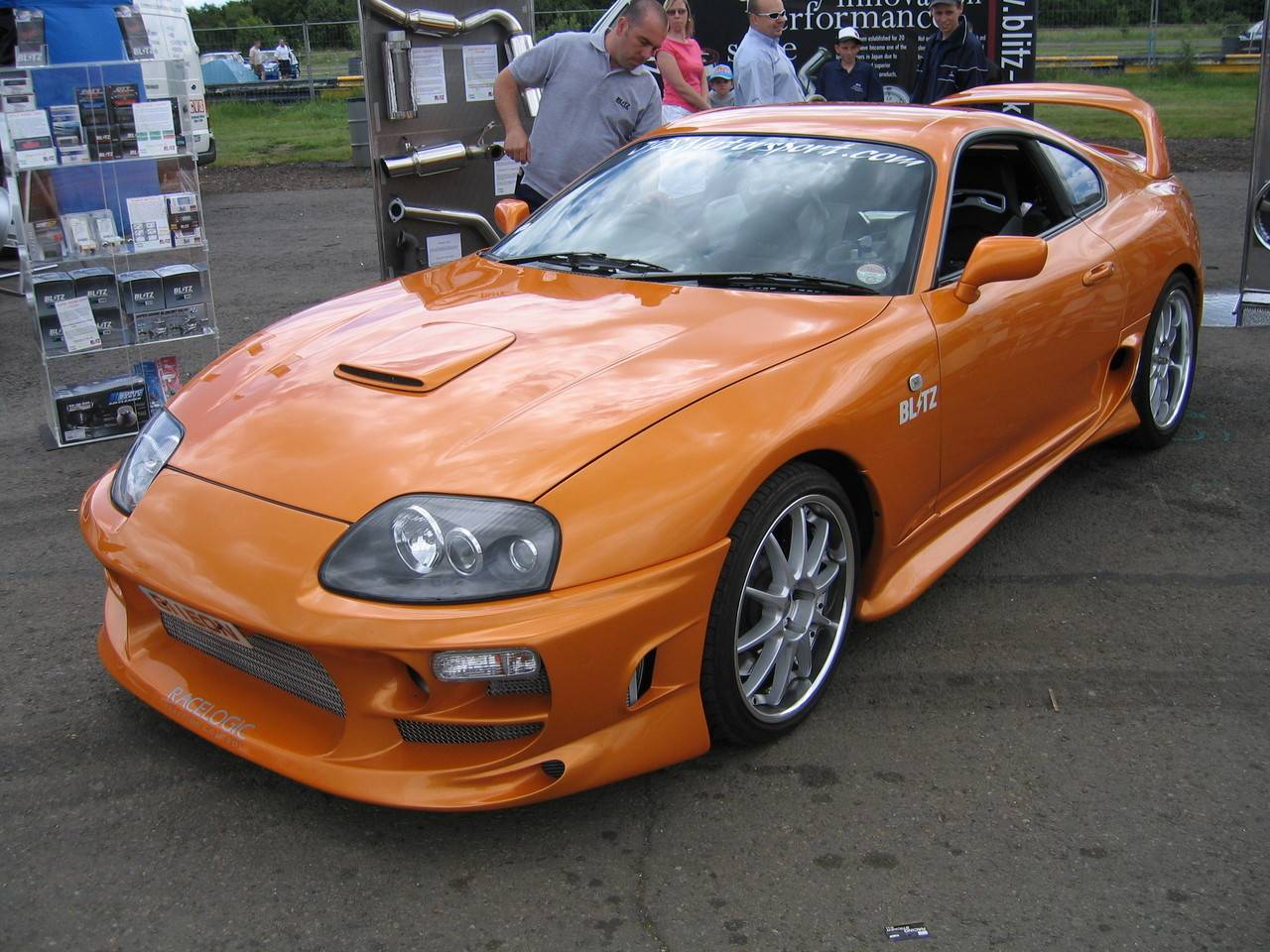 Paul Walker's Orange Toyota Supra from Fast & Furious Sale