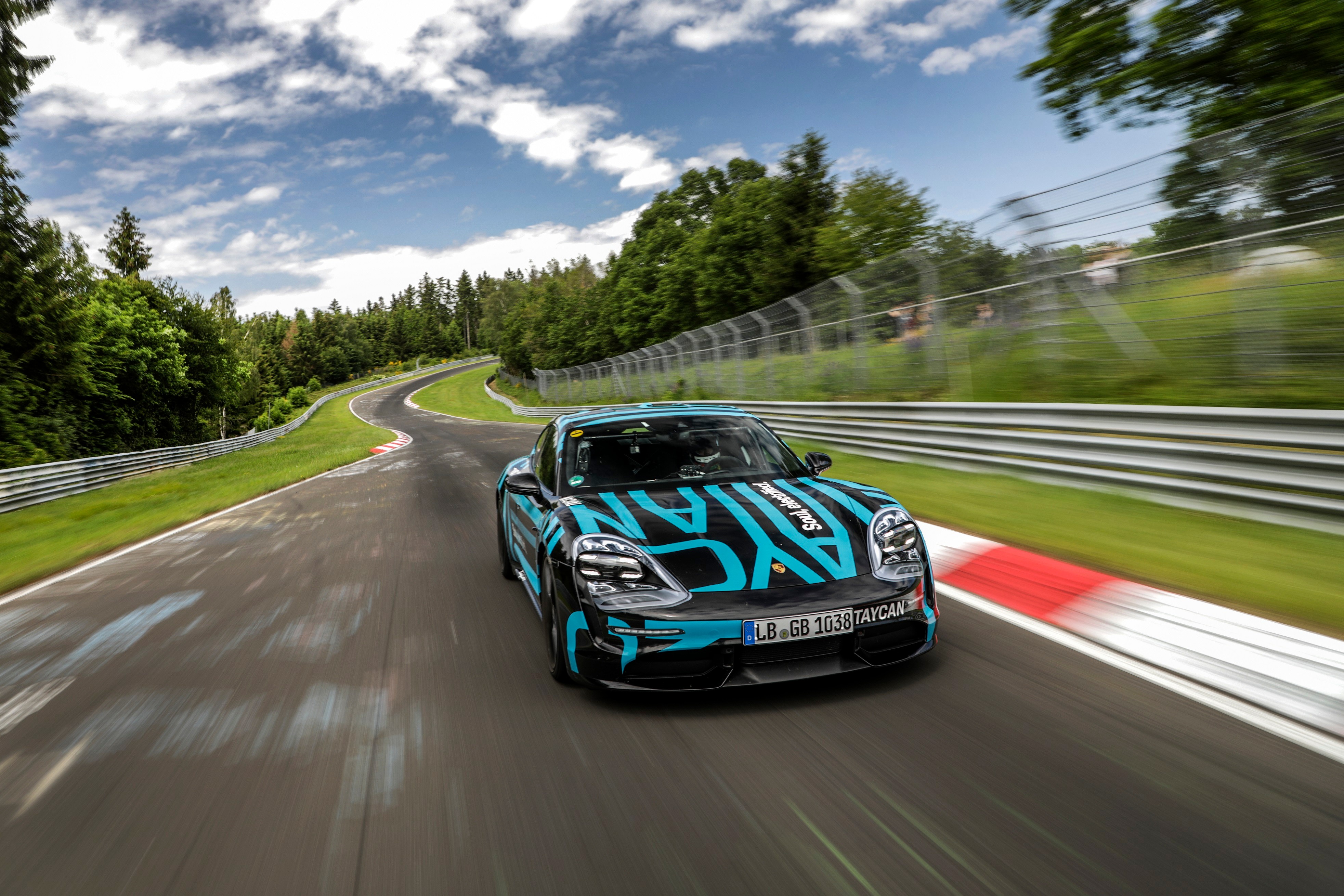 Pre-Production Porsche Taycan Sets Record at Nürburgring-Nordschleife Pre-Production Porsche Taycan Sets Record at Nürburgring-Nordschleife