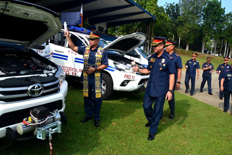 Davao PNP Units Get Mobile Patrol Vehicles, Equipment